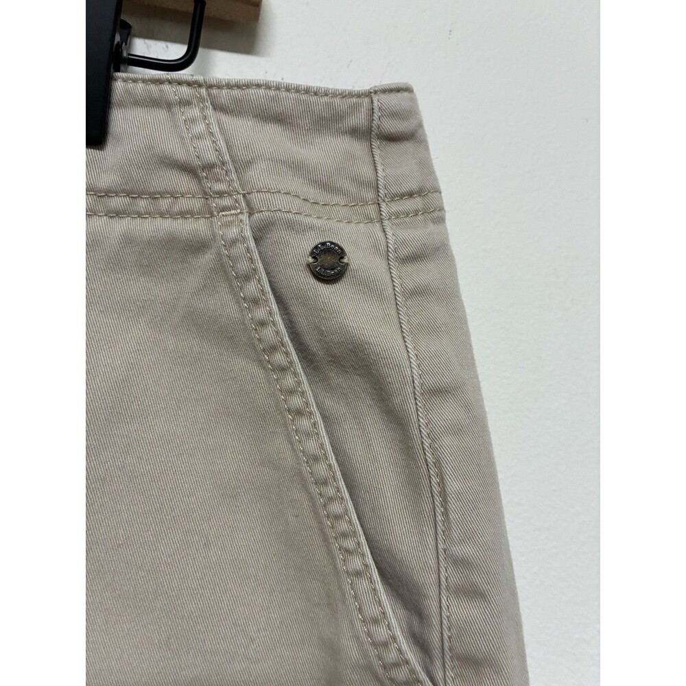 LL Bean Favorite Fit Women’s Size 18 Tan Khaki Cotton Blend Shorts Outdoor - Picture 4 of 12
